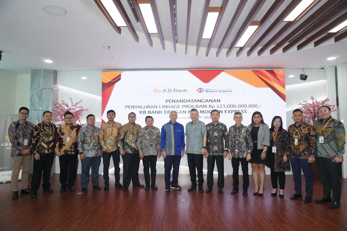 KB Bank Salurkan Kredit Rp123 Miliar Melalui BPR Modern Express untuk Perkuat UMKM