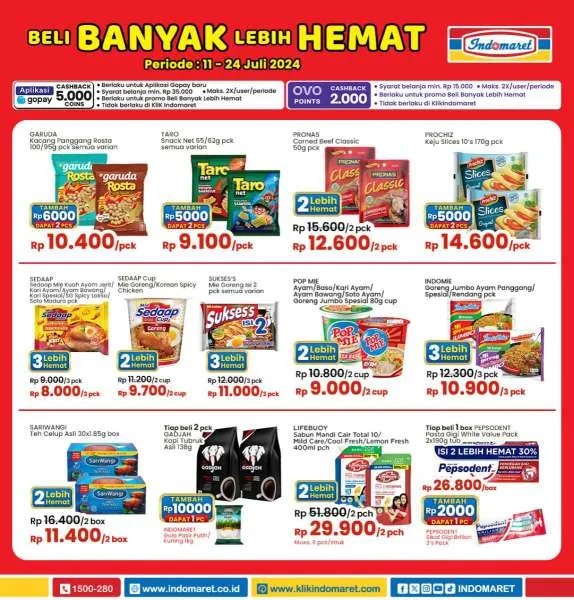 Promo Indomaret Super Hemat Periode 11-24 Juli 2024