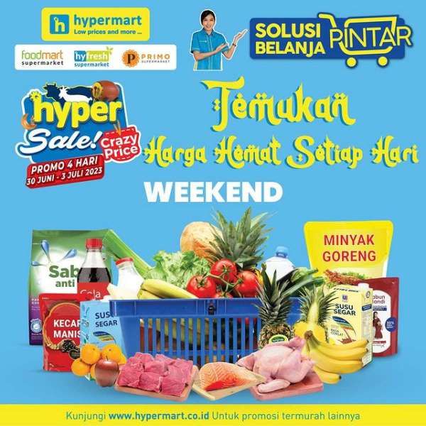 Katalog Promo Hypermart Hyper Diskon Weekend Periode 30 Juni-3 Juli 2023