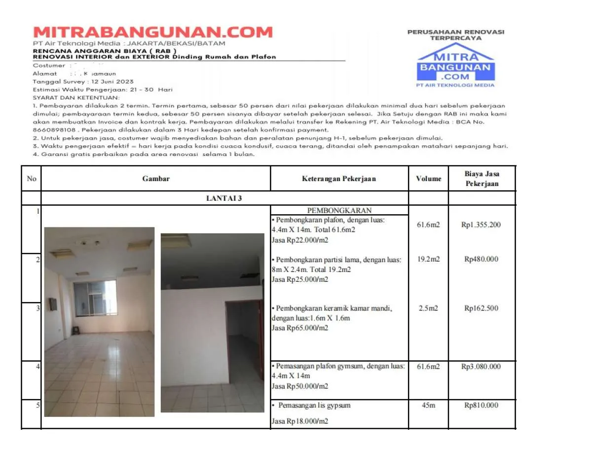 Renovasi Rumah Tanpa Ribet, Pilihnya MitraBangunan