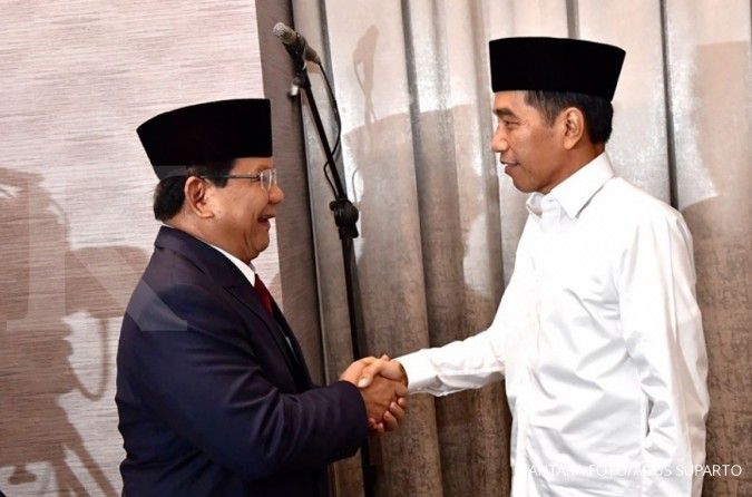 Elektabilitas terbaru Jokowi-Ma'ruf dan Prabowo-Sandiaga menurut 4 lembaga survei