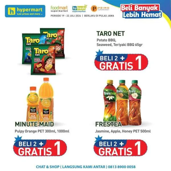 Promo Hypermart Beli Banyak Lebih Hemat Periode 19-22 Juli 2024