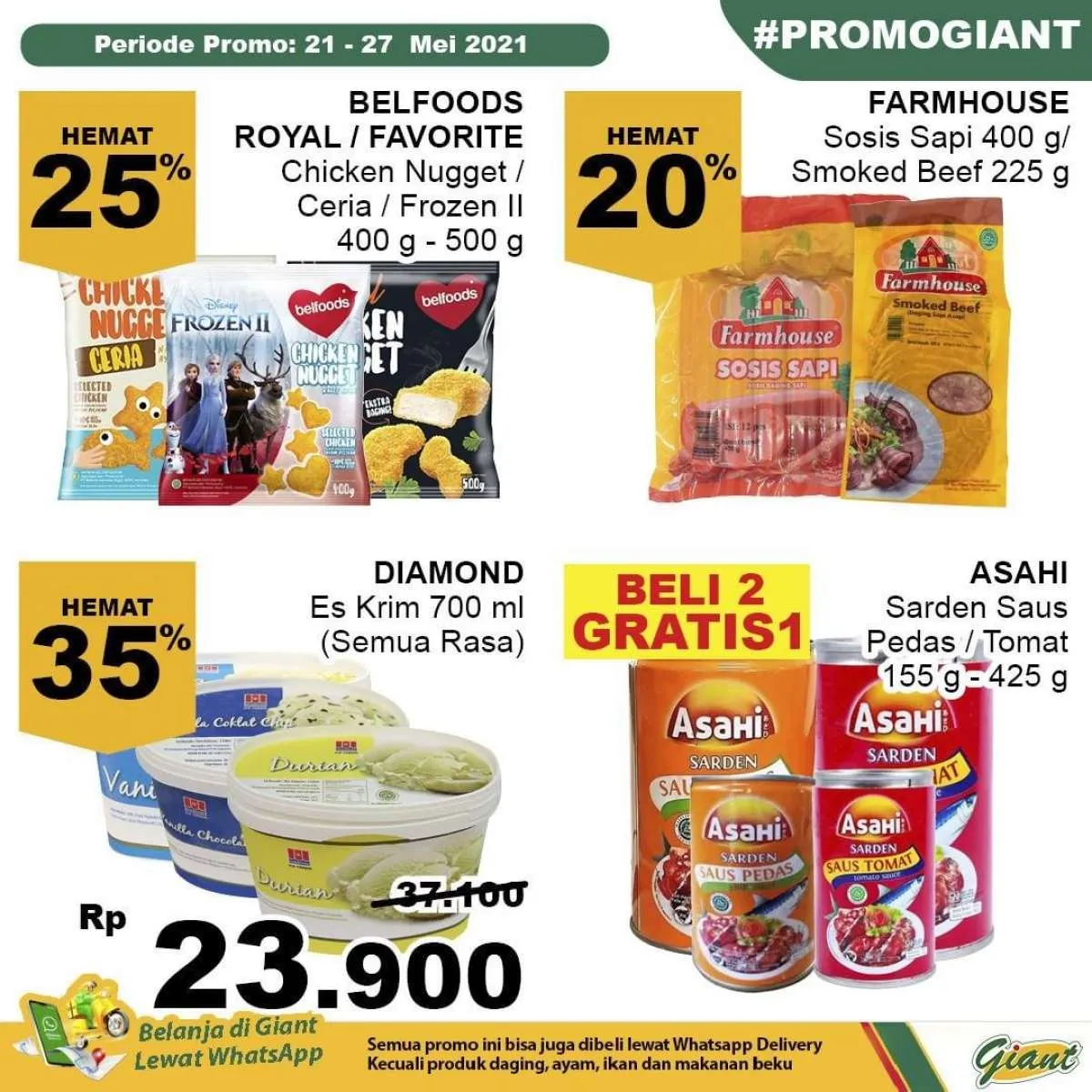 Promo JSM Giant 22 Mei 2021, diskonan weekend mulai 10%-35%!