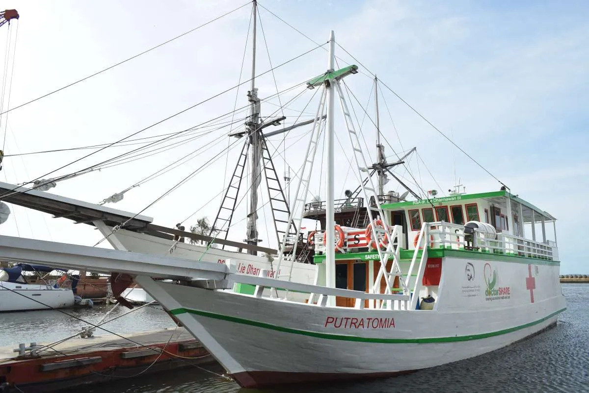 Layani Wilayah Terpencil 15 Tahun, DoctorSHARE Menambah Rumah Sakit Apung Baru