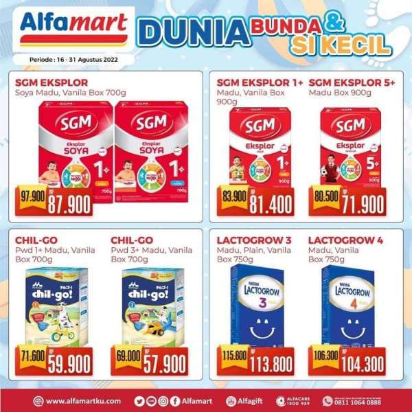 Promo Susu Anak di Alfamart, Nikmati Potongan Harga Menarik sampai 31 Agustus 2022
