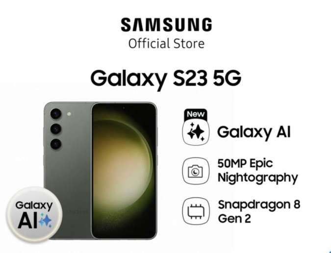 Harga Samsung S23 Terbaru di April 2025, Jangan Lewatkan Info Lengkapnya!
