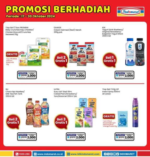 Promo Indomaret 17-30 Oktober 2024 Spesial Promosi Berhadiah