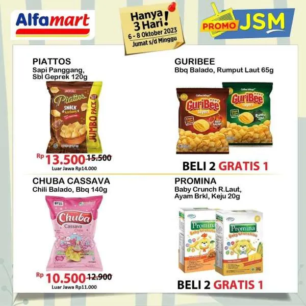 Promo JSM Alfamart Hanya 3 Hari Periode 6-8 Oktober 2023