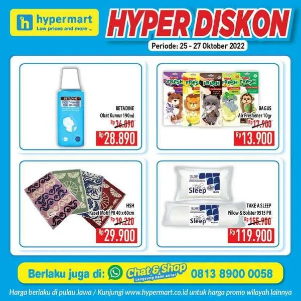 Promo Hypermart Mulai 25-27 Oktober 2022