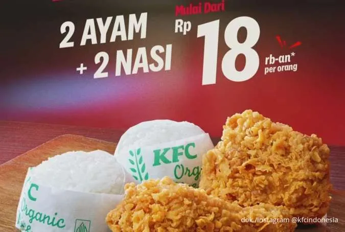 Promo KFC Petoook Duo sampai Januari 2026, Makan Berdua Mulai Rp 18.000-an Per Orang
