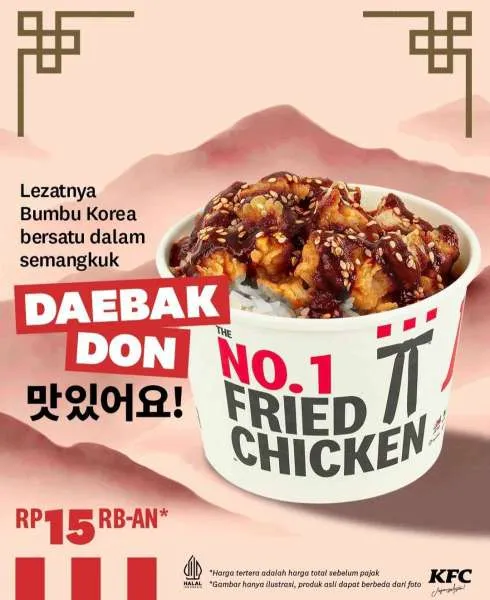 Promo KFC Terbaru menu Daebak Don