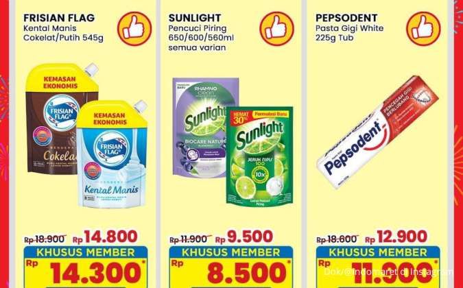 Promo Indomaret Weekend 6-8 Desember 2024, Sunlight dan Frisian Flag Paling Murah