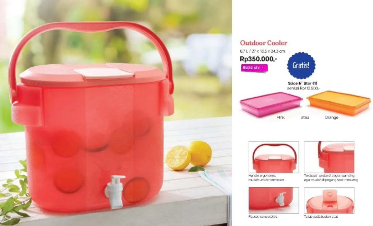 Kesempatan beli barang harga murah di katalog promo Tupperware Februari 2021