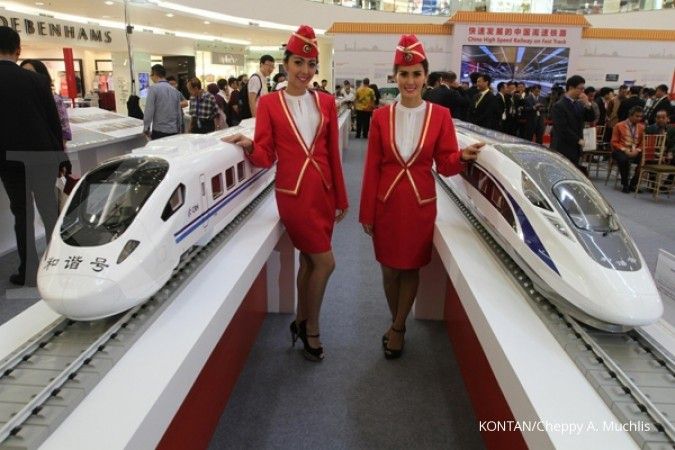 China garap kereta cepat Jakarta-Bandung