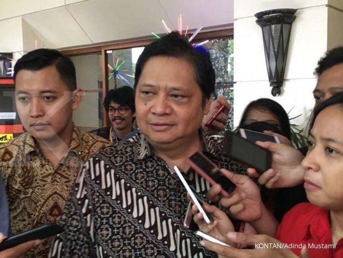 Airlangga minta restu Jokowi maju Ketum Golkar