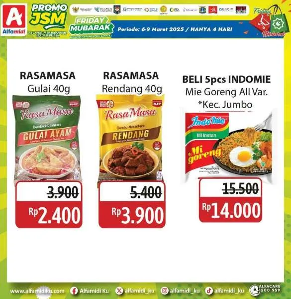 Promo JSM Alfamidi Hanya 4 Hari Periode 6-9 Maret 2025