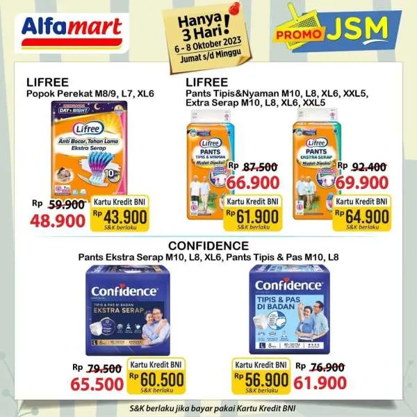 Promo JSM Alfamart Hanya 3 Hari Periode 6-8 Oktober 2023