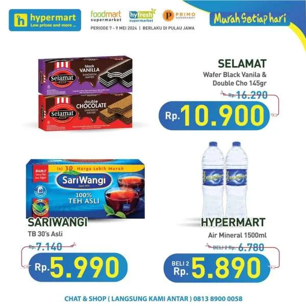 Promo Hypermart Hyper Diskon Weekday Periode 7-9 Mei 2024