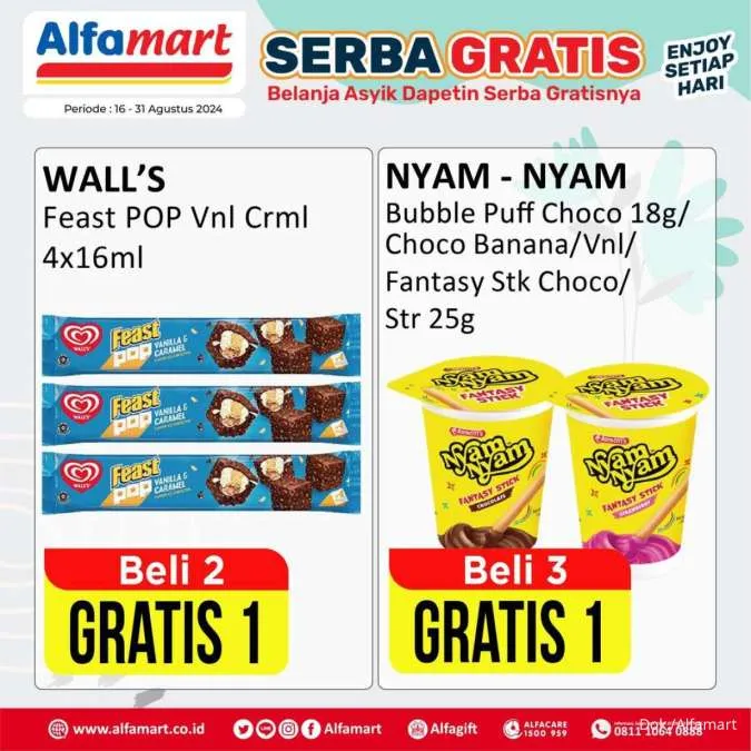 Promo Alfamart Serba Gratis Periode 16-31 Agustus 2024