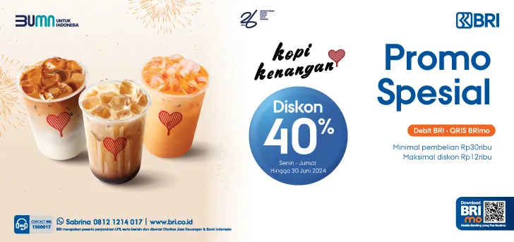 Promo Kopi Kenangan x BRI