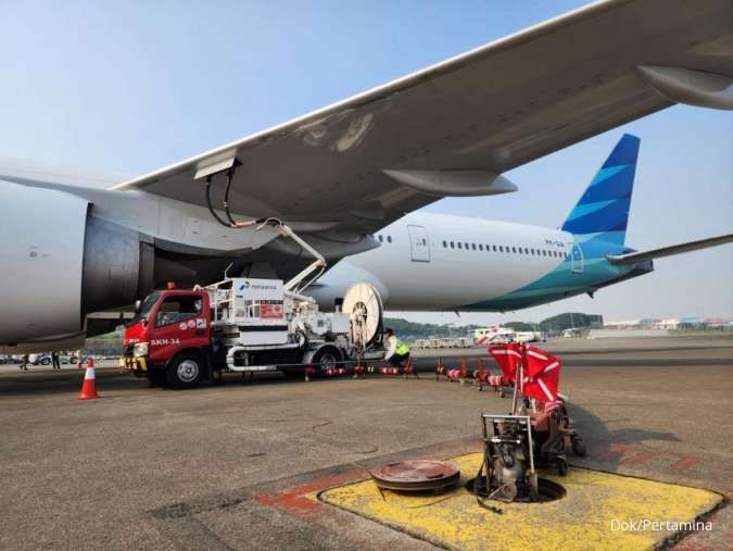 Garuda Indonesia Siap Jajaki Penggunaan Energi Terbarukan pada Penerbangan Komersial