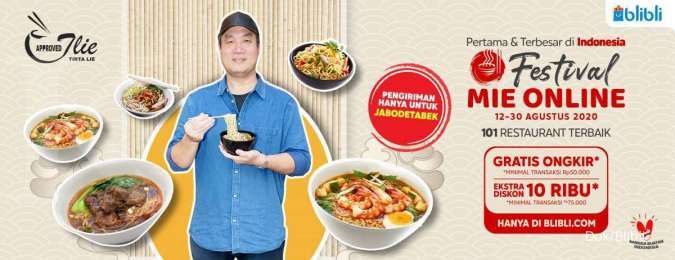 Festival Mie Online Blibli Hadirkan 1.000 Menu untuk Pelanggan