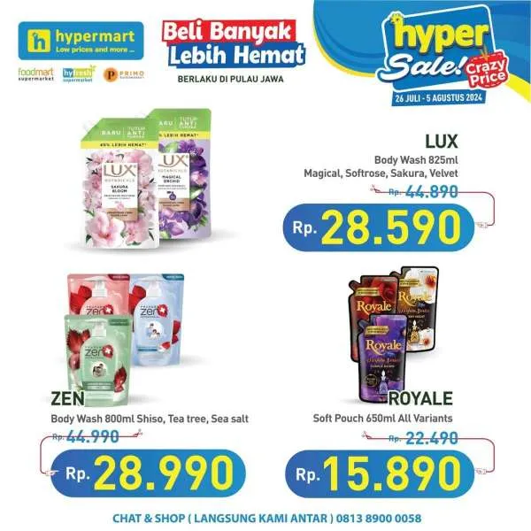 Promo Hypermart Beli Banyak Lebih Hemat Periode 26-31 Juli 2024