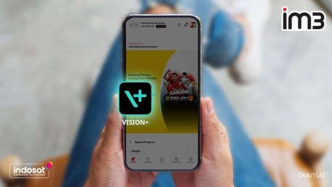 VISION+ Kolaborasi dengan Indosat Perluas Akses Layanan Konten Digital
