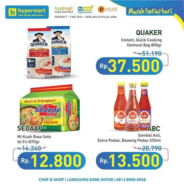 Promo Hypermart Hyper Diskon Weekday Periode 7-9 Mei 2024