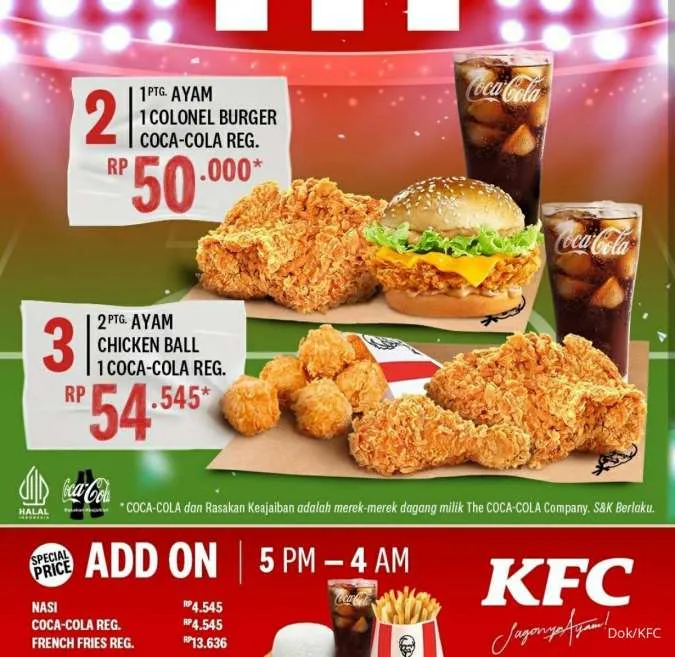 Promo KFC November-Desember 2022 Paket KFC Super Bola