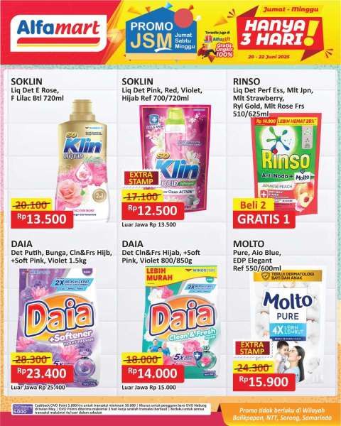 Promo JSM Alfamart 20-22 Juni 2025