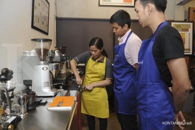 Kebutuhan barista besar, bisnis sekolah kopi lebar