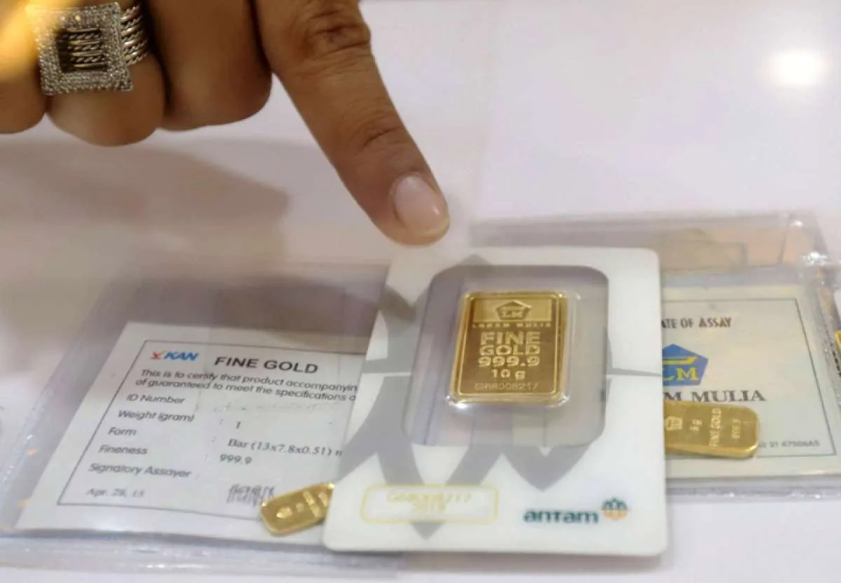 Harga emas Antam di Pegadaian pagi ini Rp 1.070.000 per gram (14 September 2020)