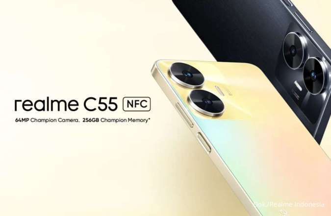 Sudah Bisa Dipesan, Cek Spesifikasi dan Daftar Harga HP Realme C55 NFC di Indonesia