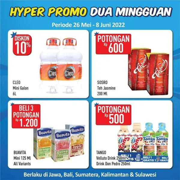Promo Hypermart Dua Mingguan Periode 26 Mei-8 Juni 2022