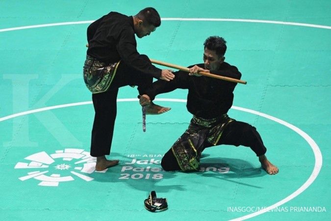 Indonesia sapu bersih medali emas pencak silat