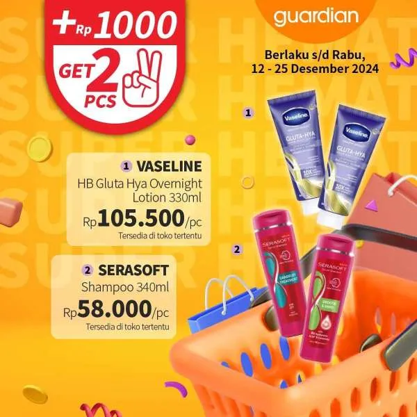 Promo Guardian Super Hemat Periode 12-25 Desember 2024