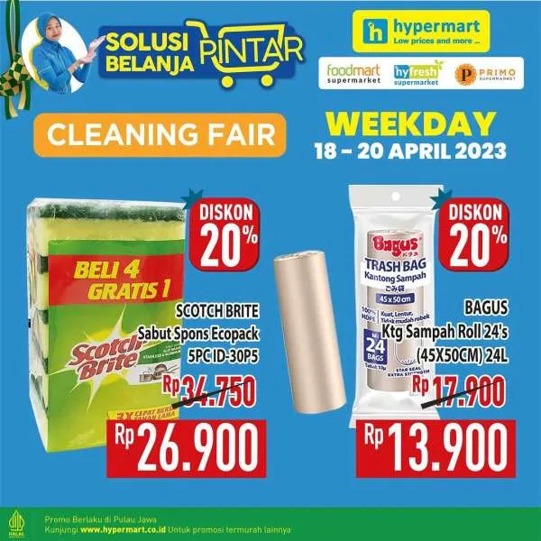 Promo Hypermart Hyper Diskon Weekday Periode 18-20 April 2023