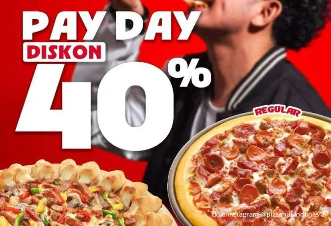 Hari Terakhir Promo Pizza Hut Payday, Pizza Large + Regular Diskon sampai 40%