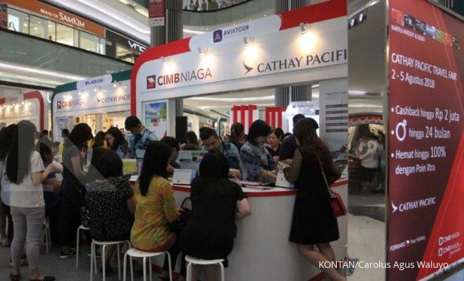 Dukung Cathay Pacific Travel Fair, CIMB Niaga harap transaksi kartu kredit naik