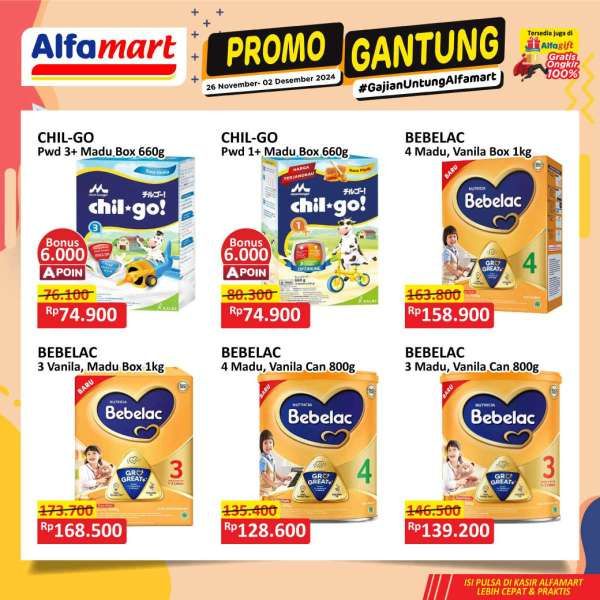 Promo Alfamart Gantung 26 November-2 Desember 2024