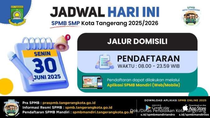 SPMB SMP Jalur Domisili Kota Tangerang: Jadwal, Syarat, dan Link Pendaftaran