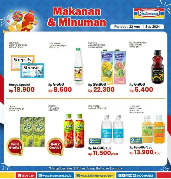 Promo Indomaret Super Hemat Periode 22 Agustus-4 September 2024