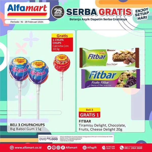 Promo Alfamart Serba Gratis Periode 16-29 Februari 2024