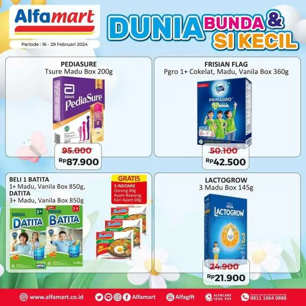 Promo Alfamart Dunia Bunda & Si Kecil Periode 16-29 Februari 2024