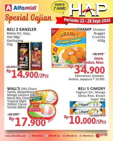 Promo Alfamidi Hemat Satu Pekan Periode 22-28 September 2025