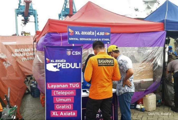 Evakuasi Sriwijaya Air SJ-182 XL Axiata Pastikan Jaringan Prima di Perairan Kepulauan Seribu