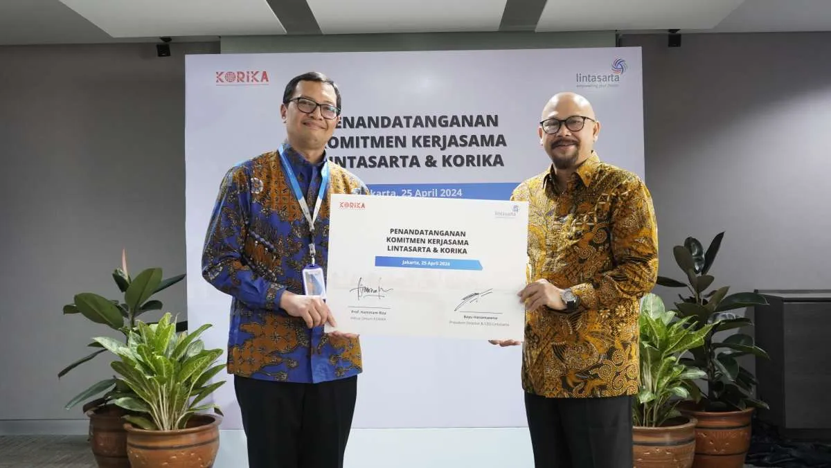 Lintasarta & KORIKA Jalin Kerjasama Strategis Kembangkan Solusi Industri Berbasis AI