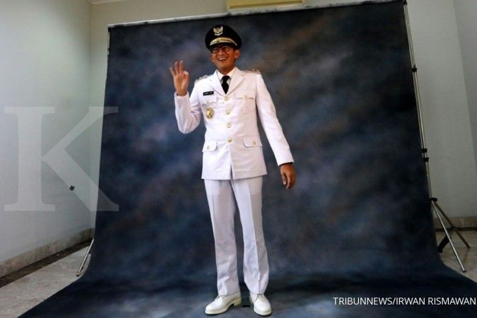 Putri-putri Sandiaga absen di upacara pelantikan