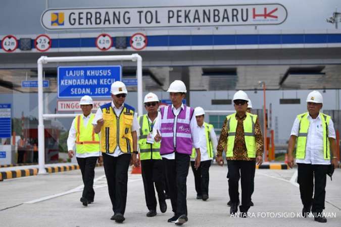 Jokowi targetkan Tol Pekanbaru-Dumai rampung sebelum Lebaran